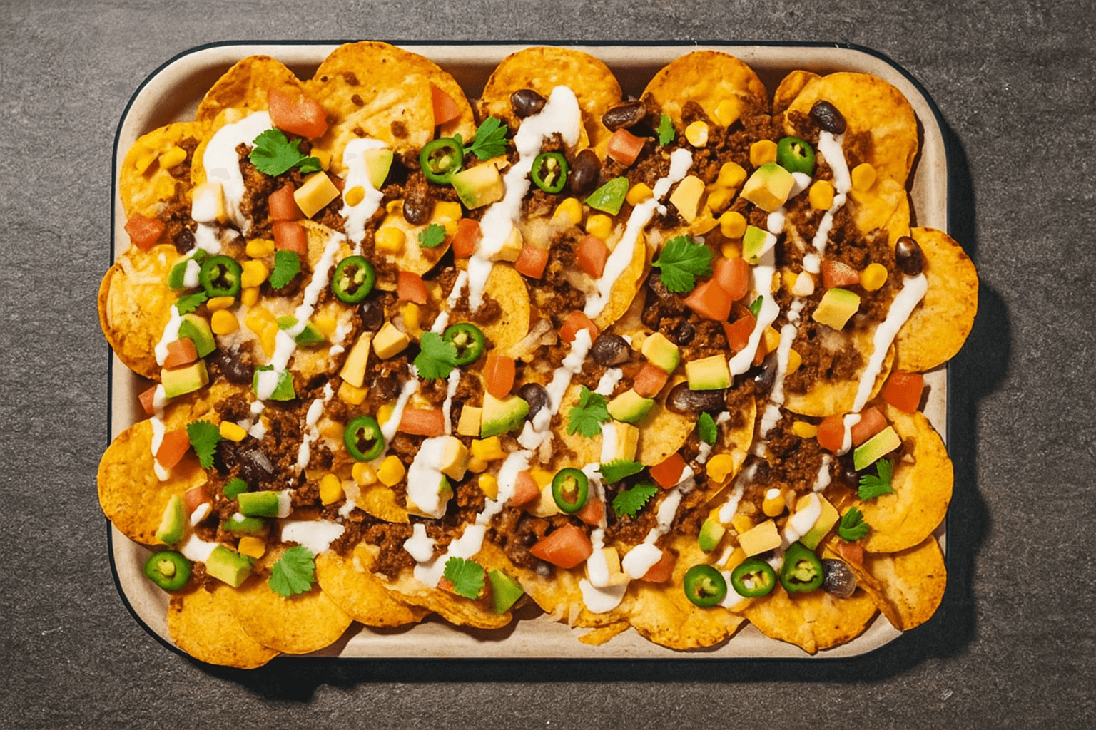 nachos su jautiena