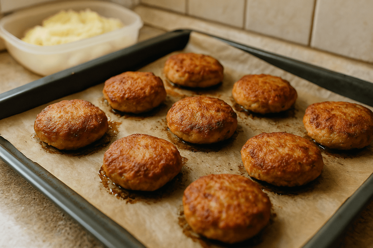 Kotletai orkaitėje – mažiau riebalų, daugiau skonio