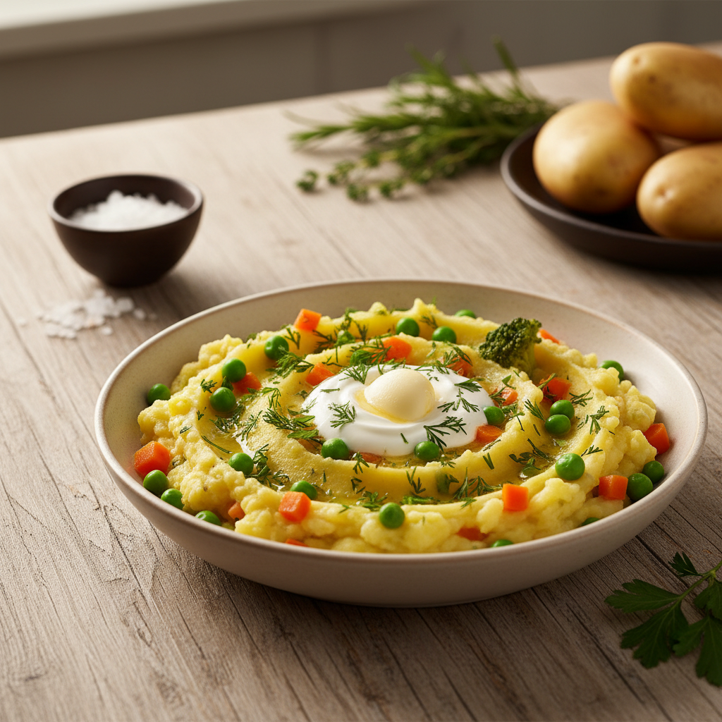 7 idėjos, kaip skaniai paruošti virtų bulvių patiekalus