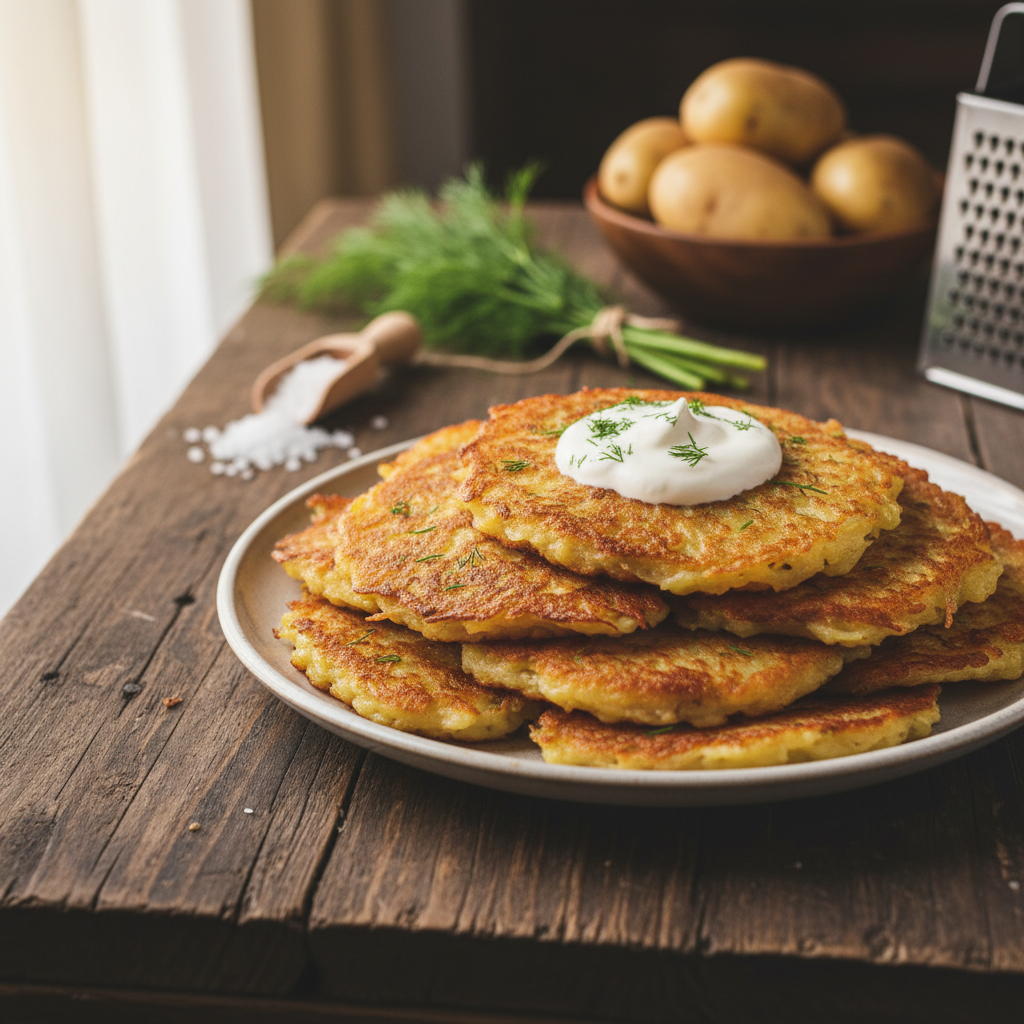 Bulviniai blynai: tradicinis patiekalas, kuris niekada neišeina iš mados