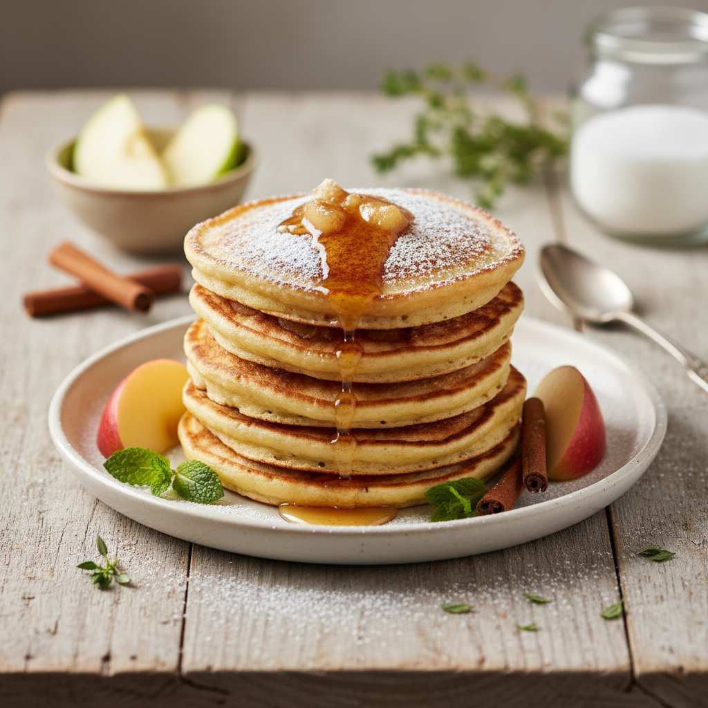 Kaip iškepti purius ir kvapnius blynus su obuoliais: paprastas receptas savaitgalio rytui