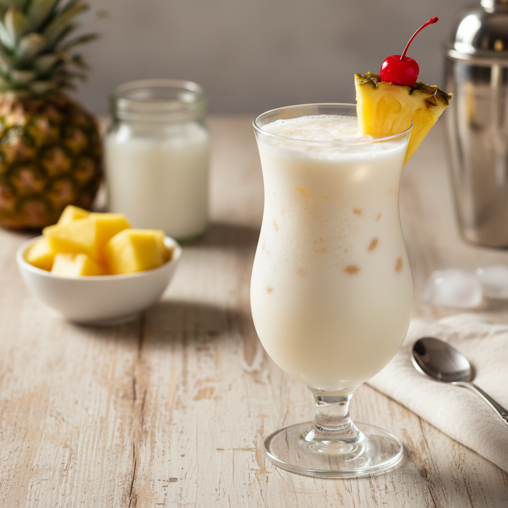 Kaip paruošti tobulą piña colados kokteilį namuose