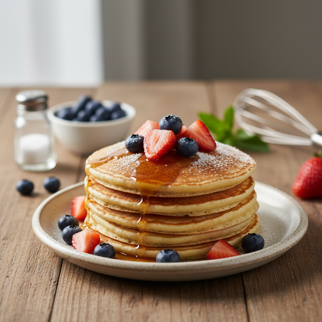 Kaip pasigaminti purus ir gardžius amerikietiškus blynus pusryčiams