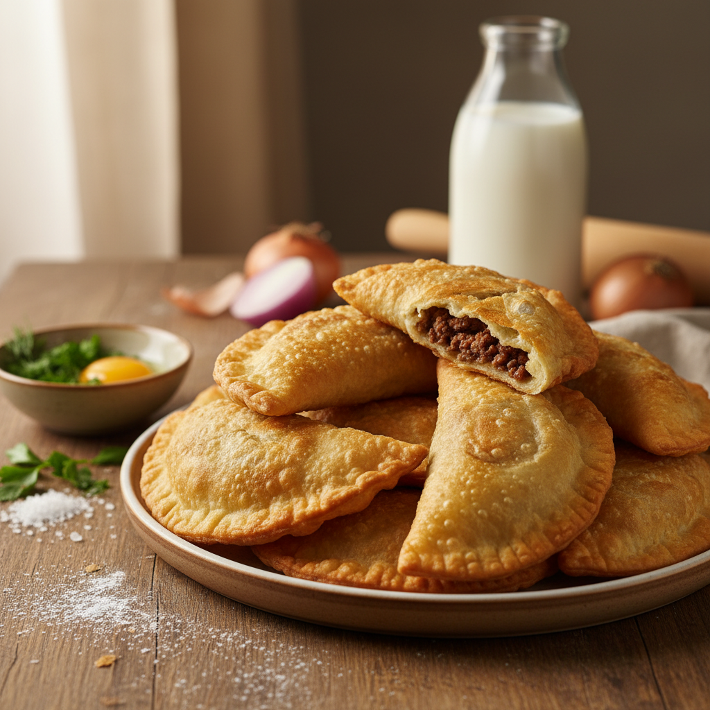 Kaip pasigaminti skaniausius čeburekus su kefyru, kad tešla būtų puri ir traški