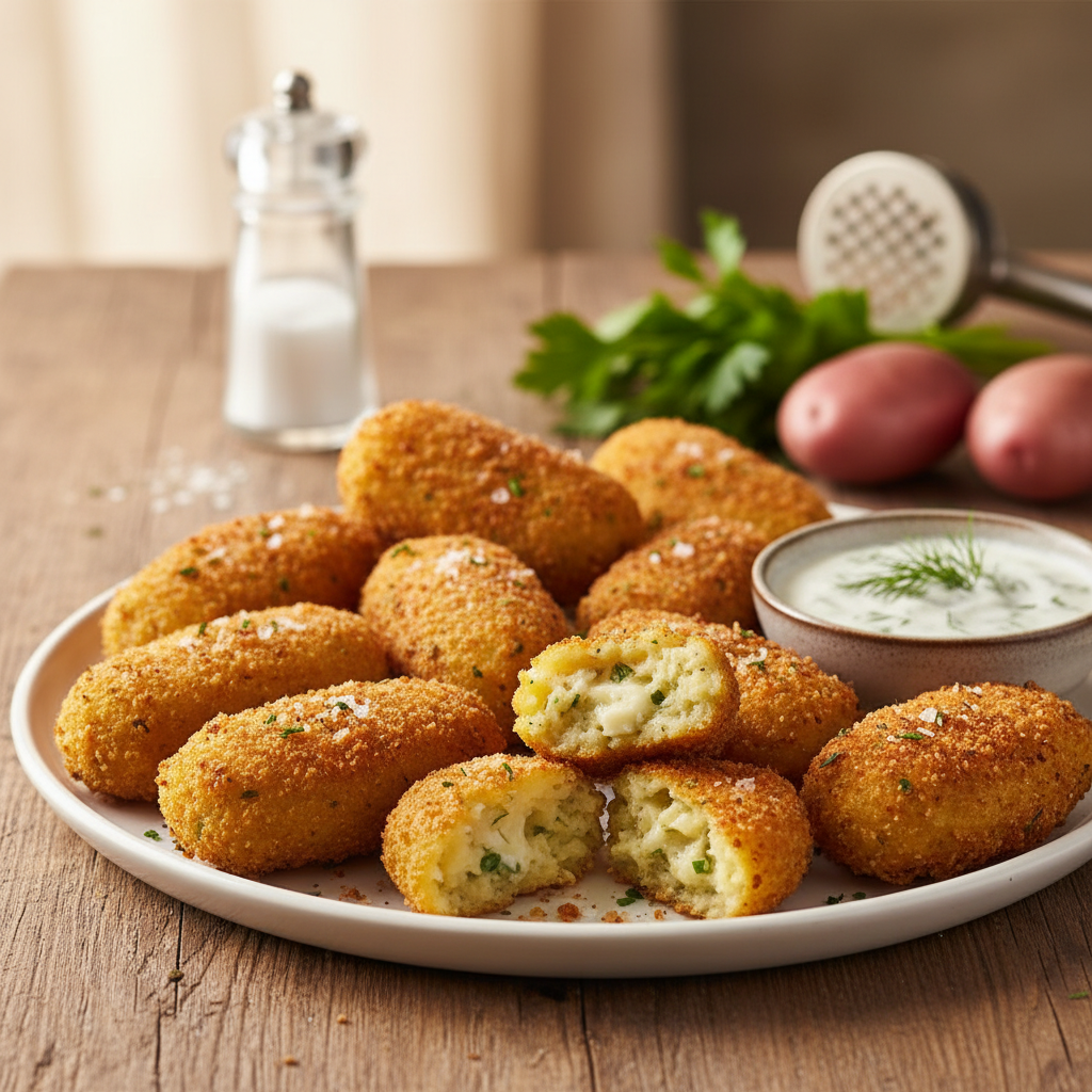 Kaip pasigaminti traškius bulvių kroketus namuose: patarimai ir gudrybės