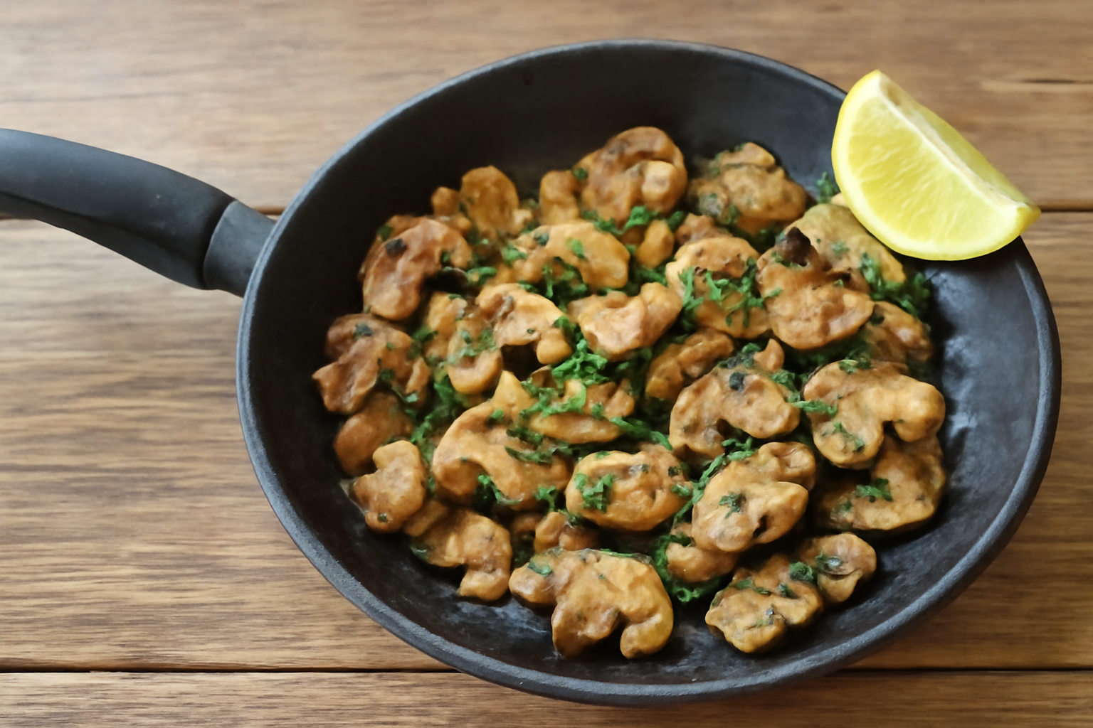 Kaip paruošti keptus pievagrybius keptuvėje – lengva ir gardu