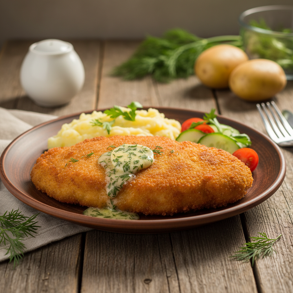 Kodėl Kijevo kotletas vis dar išlieka viena mėgstamiausių lietuvių vakarienių?