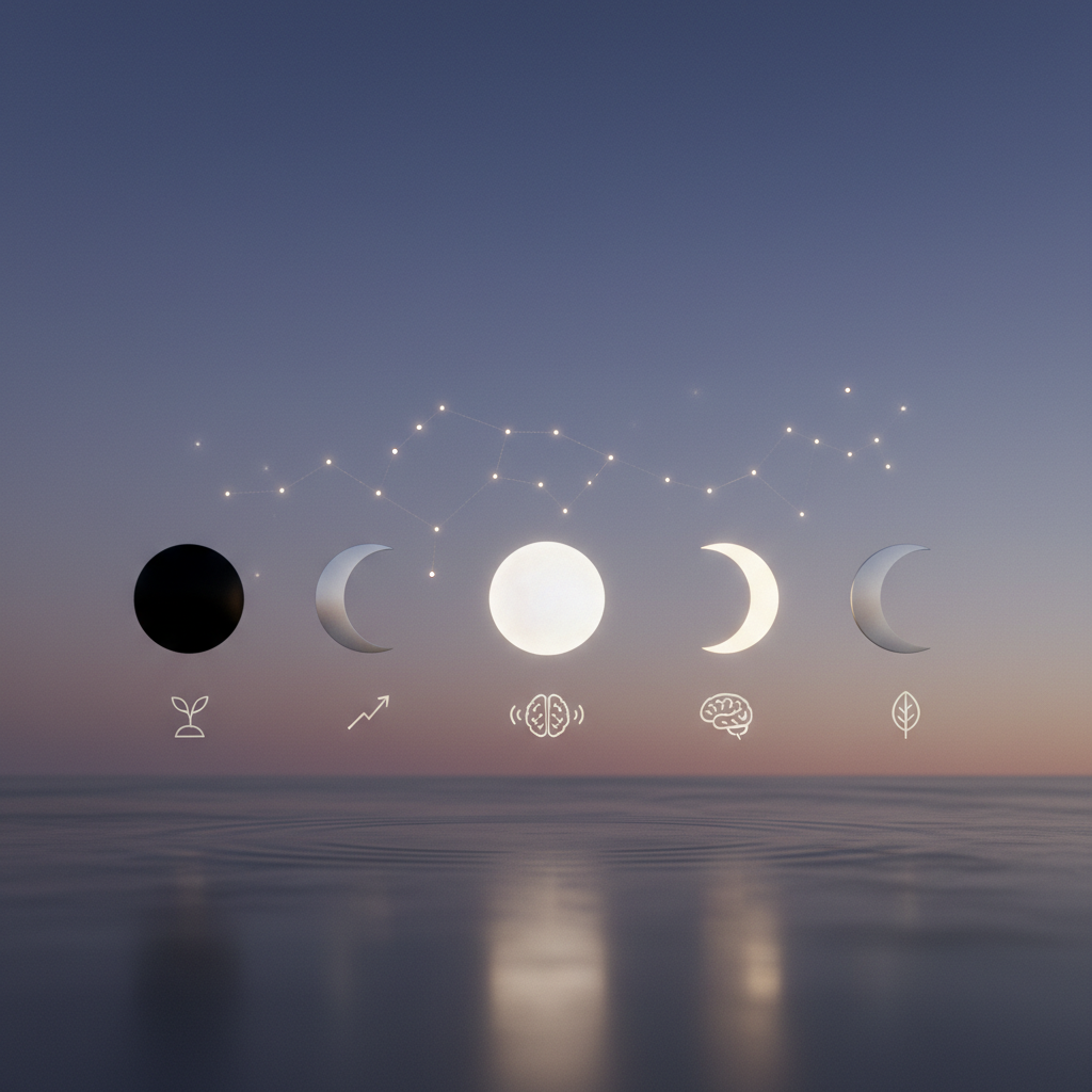 Kokia yra dabartinė Mėnulio fazė ir ką ji gali atskleisti apie šią naktį