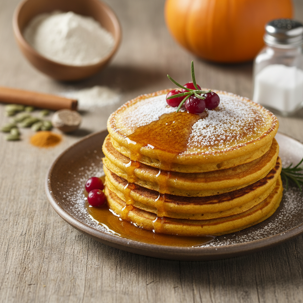 Rudeninis skanėstas ant stalo: kaip pasigaminti purius moliūgų blynus