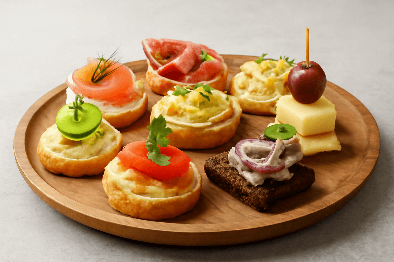 Šventiniai vieno kąsnio sumuštiniai: papuoš kiekvieną stalą