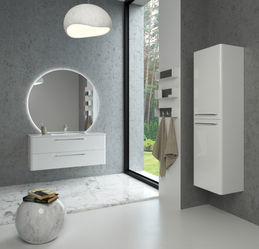 Vonios spintelė su praustuvu – interjero akcentas ar tik paslėpta sandėliavimo vieta?