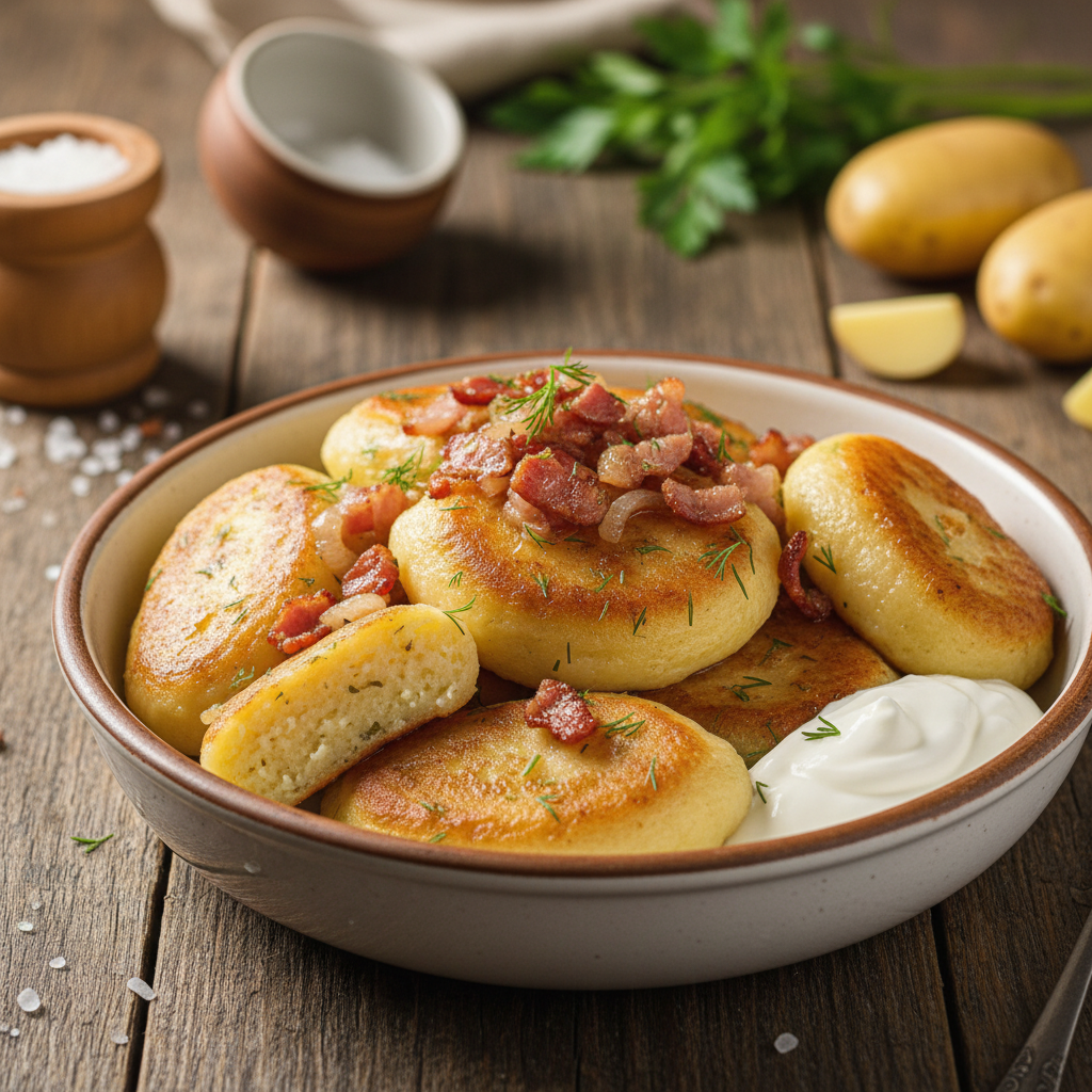 Burnoje tirpstantys virtų bulvių kukuliai: receptas