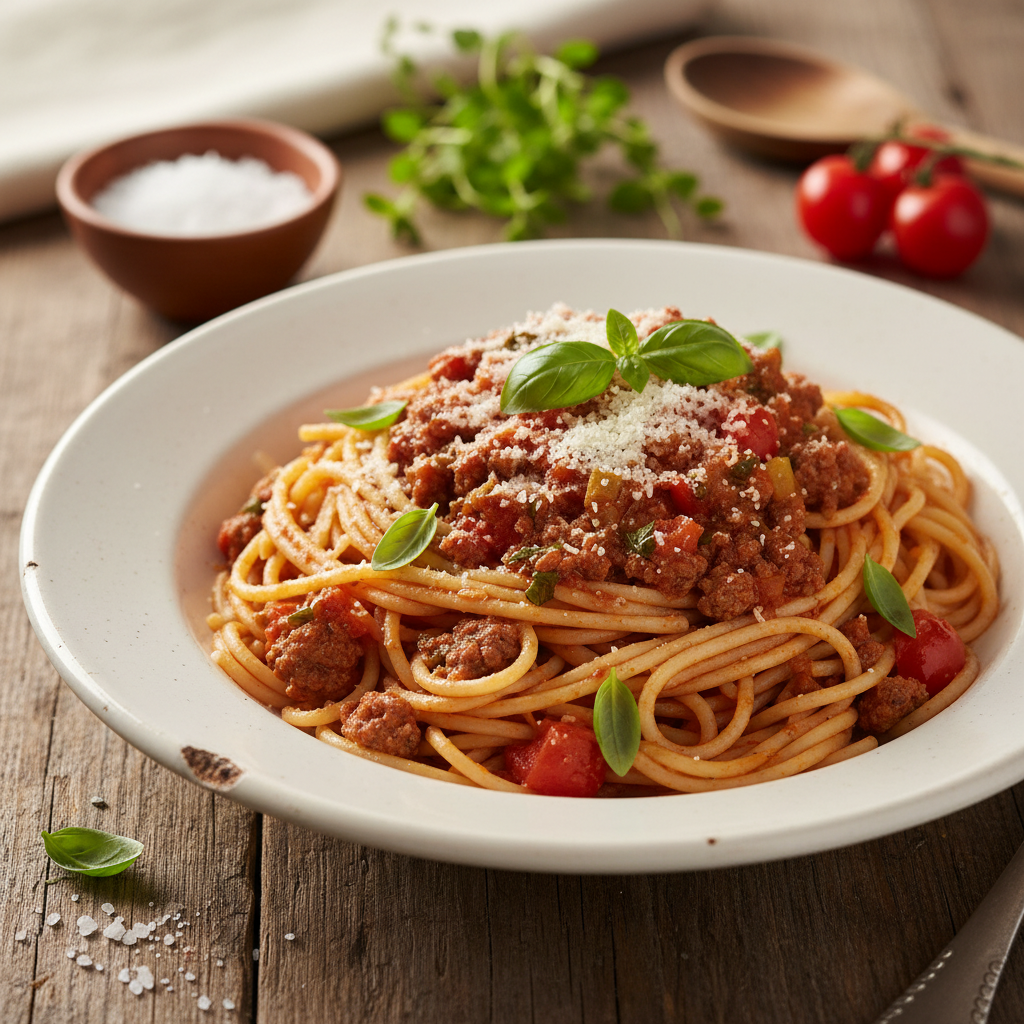 Greiti spageti su faršu: vakarienė, kurią pamėgs visi