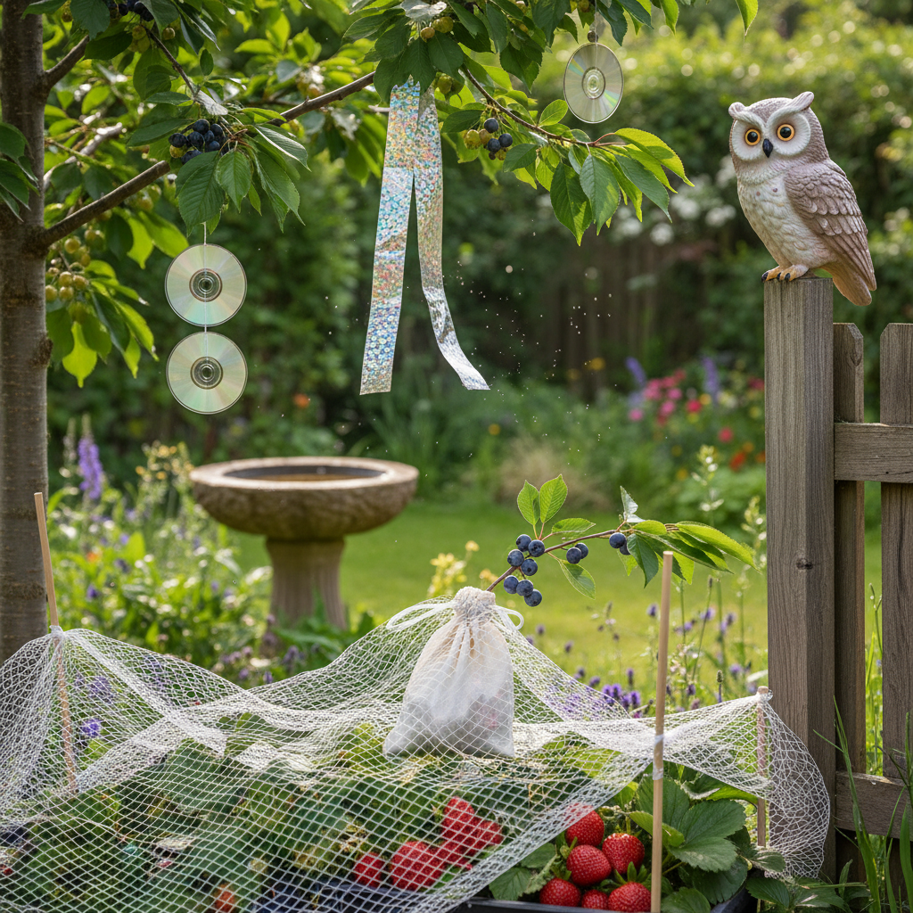Kaip apsaugoti uogas nuo paukščių: sodininkų patarimai