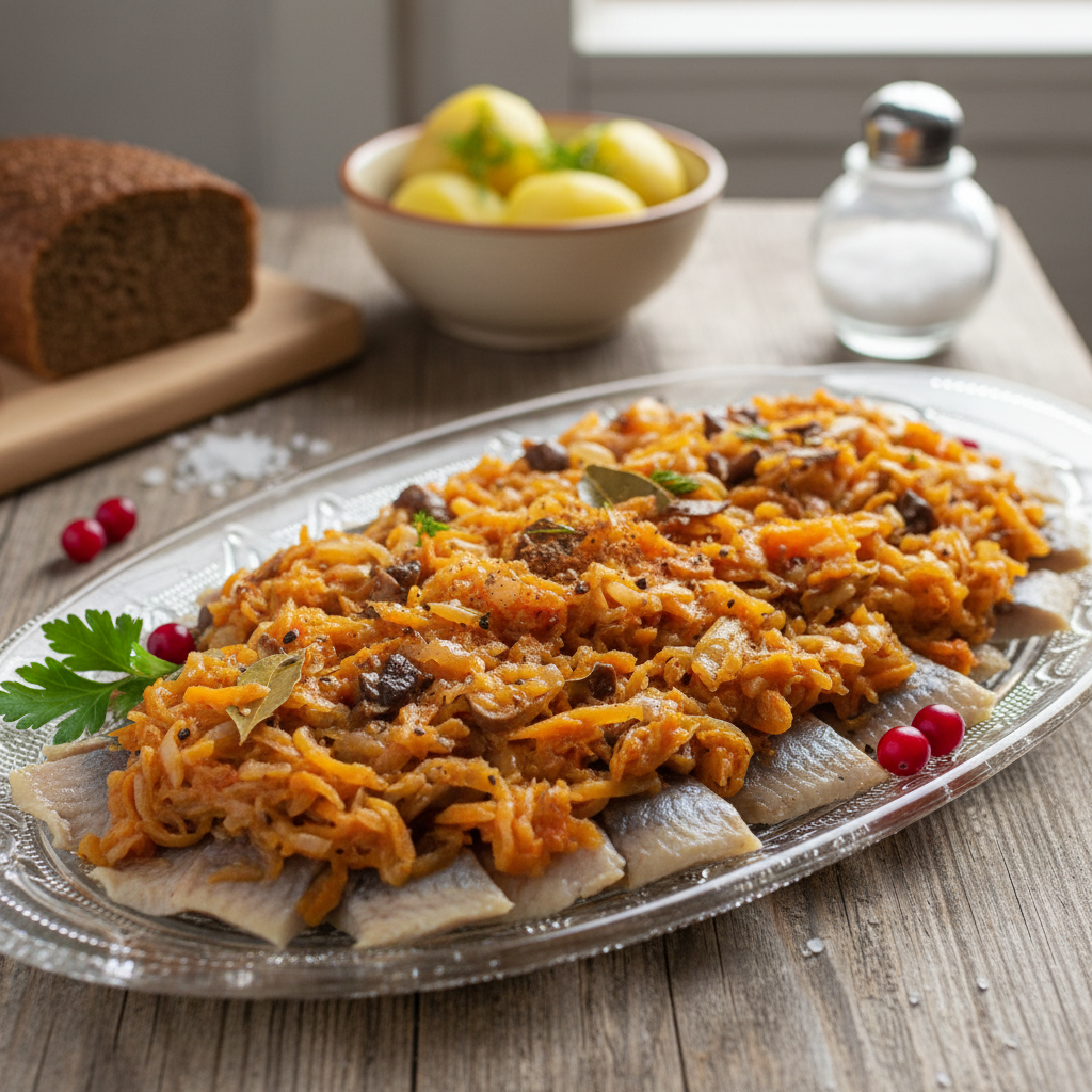 Močiutės silkė su svogūnais: receptas, kurio visi prašys