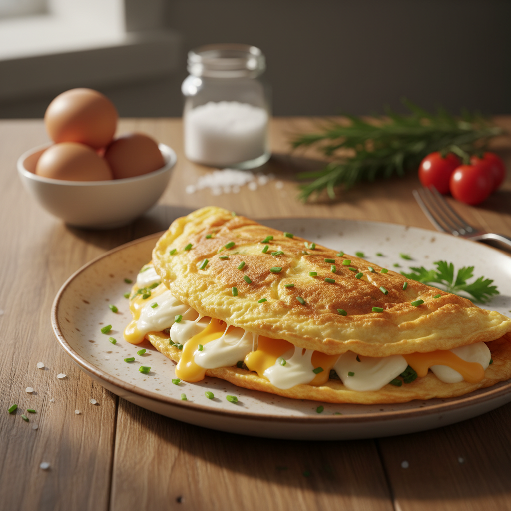 Purus omletas su sūriu: paslaptis, kaip paruošti tobulai