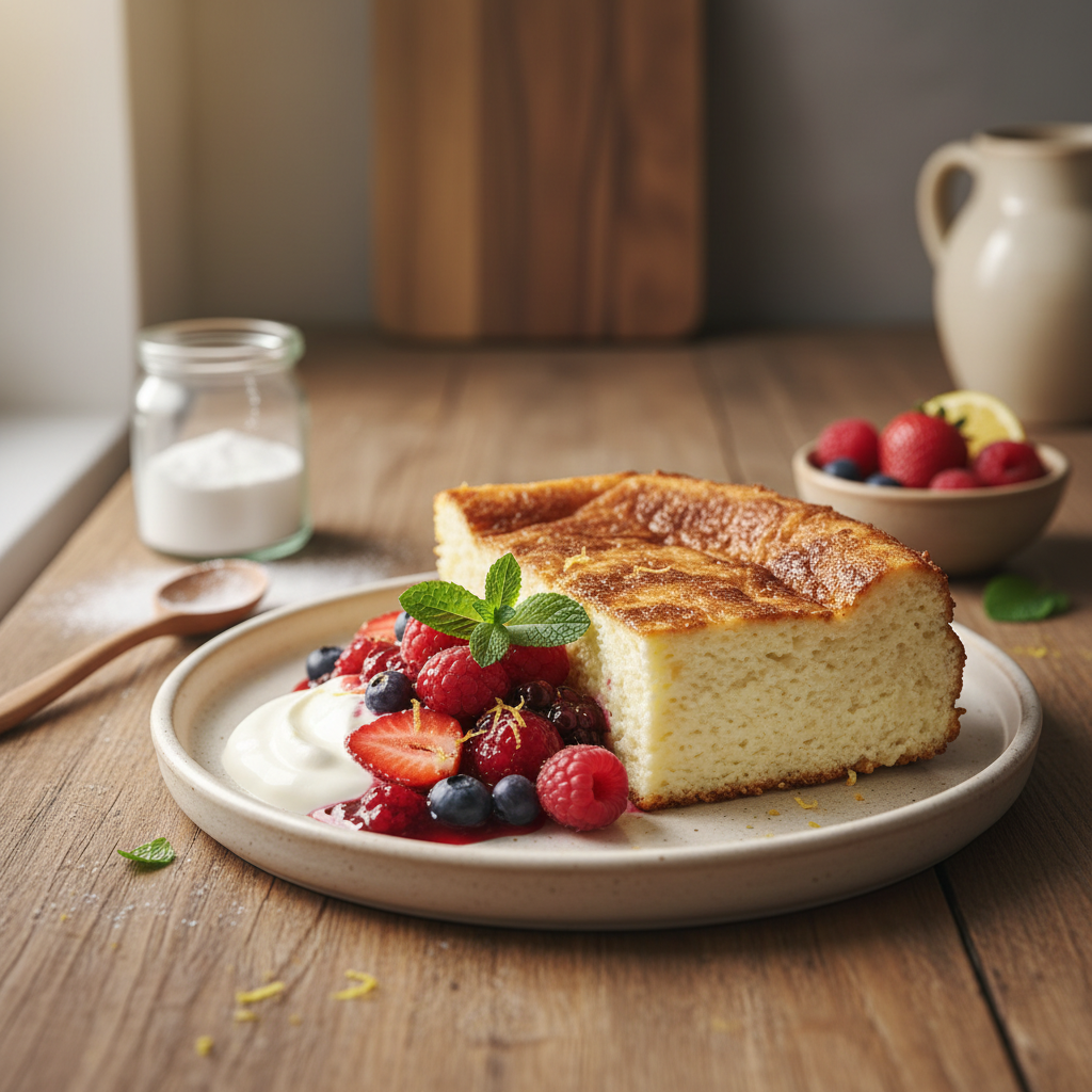 Purus varškės apkepas be manų: receptas, tirpstantis burnoje