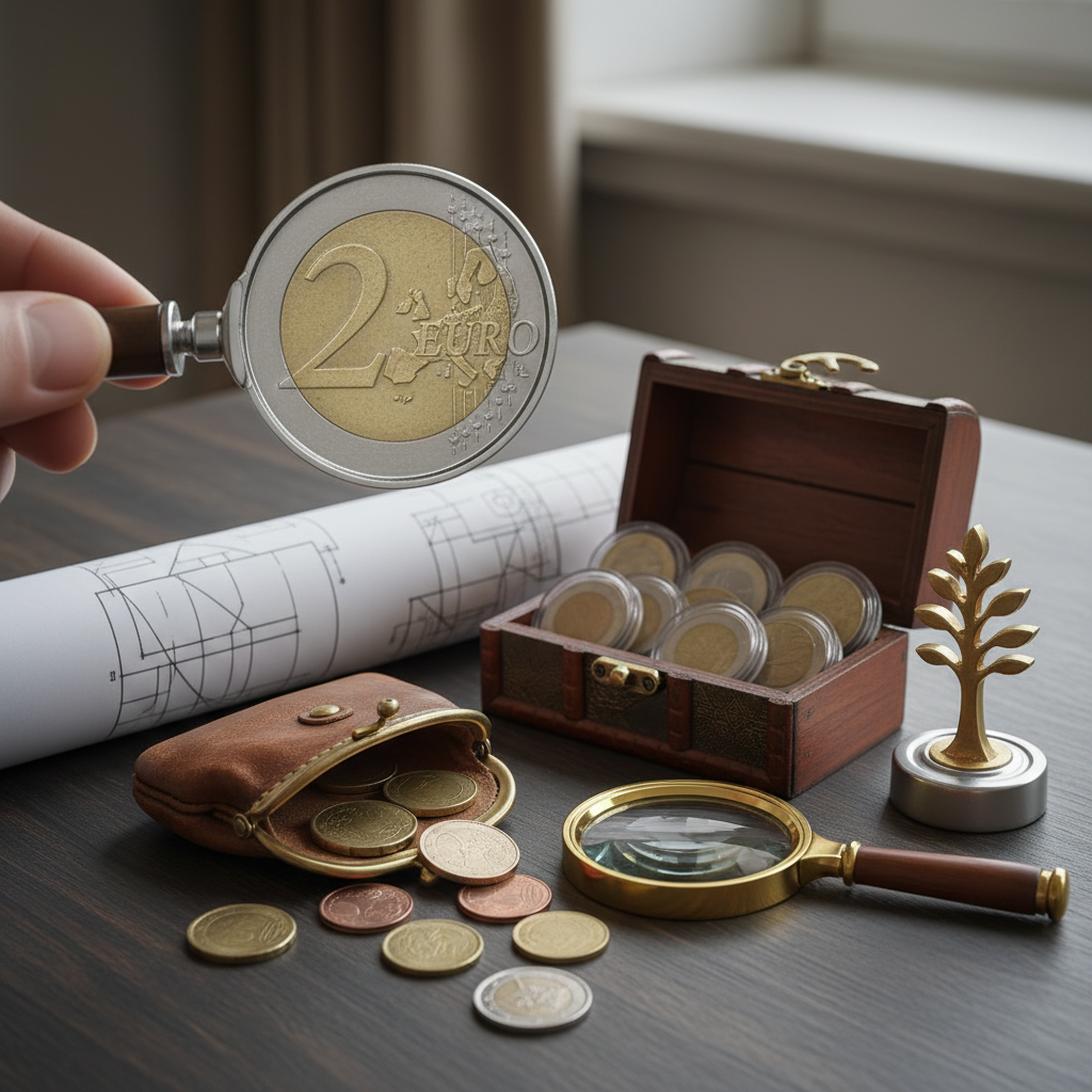 Retos euro monetos tavo piniginėje: vertos tūkstančių