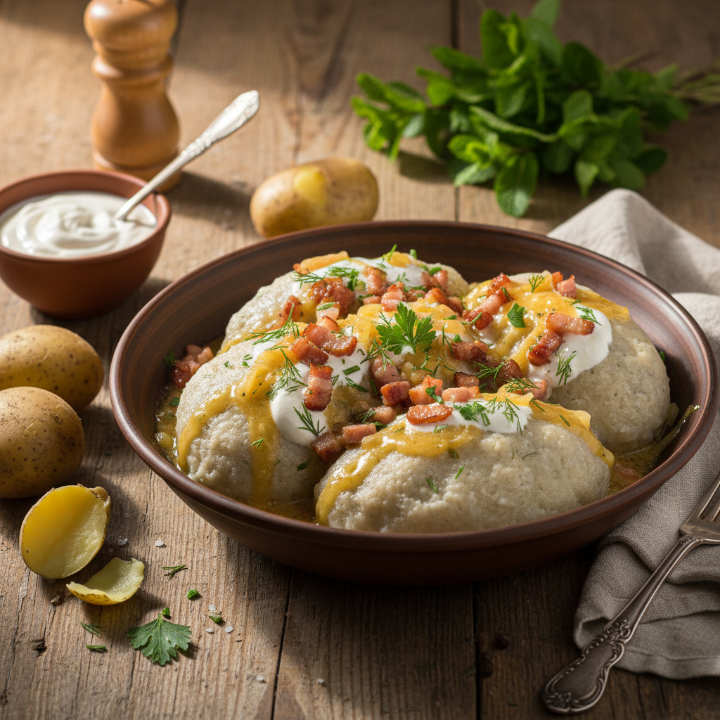 Senoviniai močiutės cepelinai su varške: tikrasis receptas