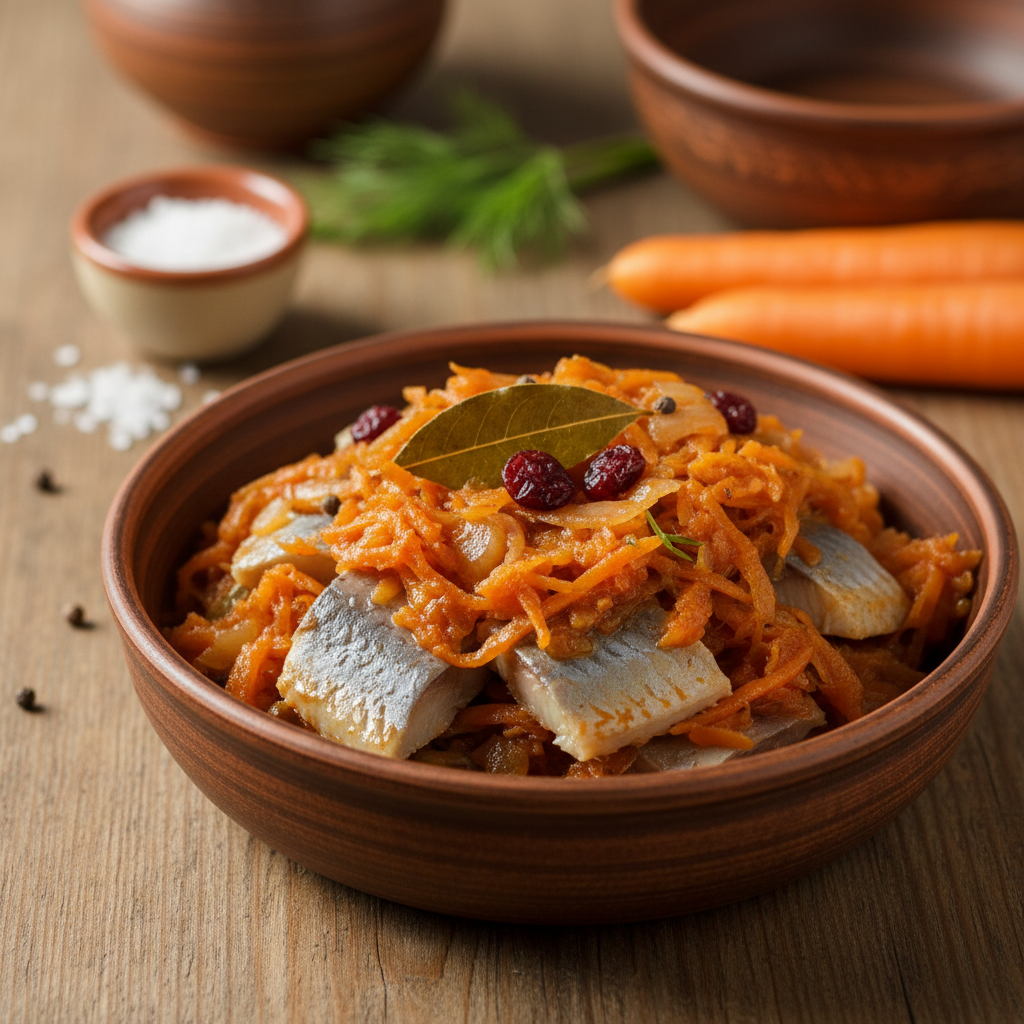 Silkė su morkomis: geriausias receptas šventiniam stalui