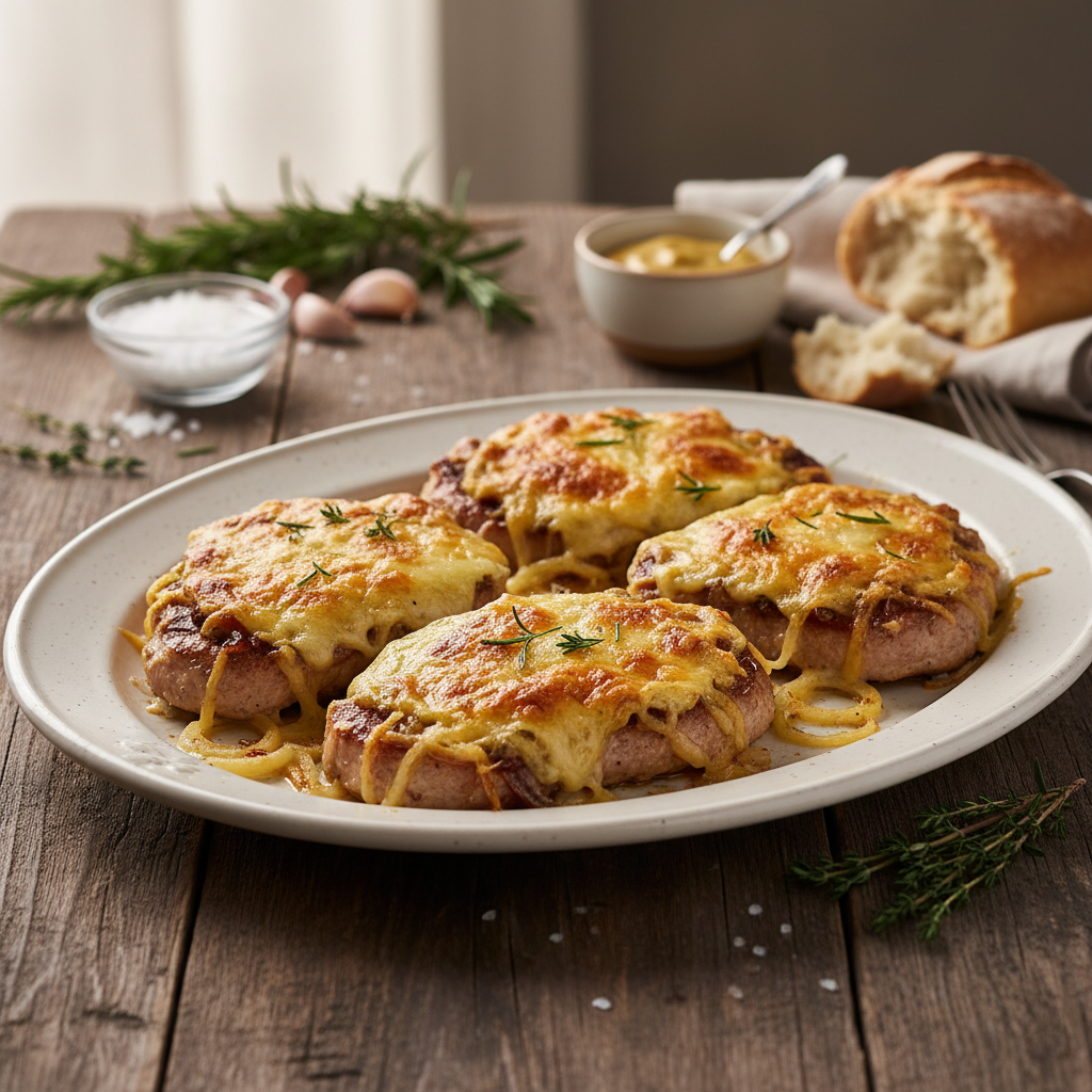 Sultingi nugarinės kepsniai orkaitėje: geriausias receptas