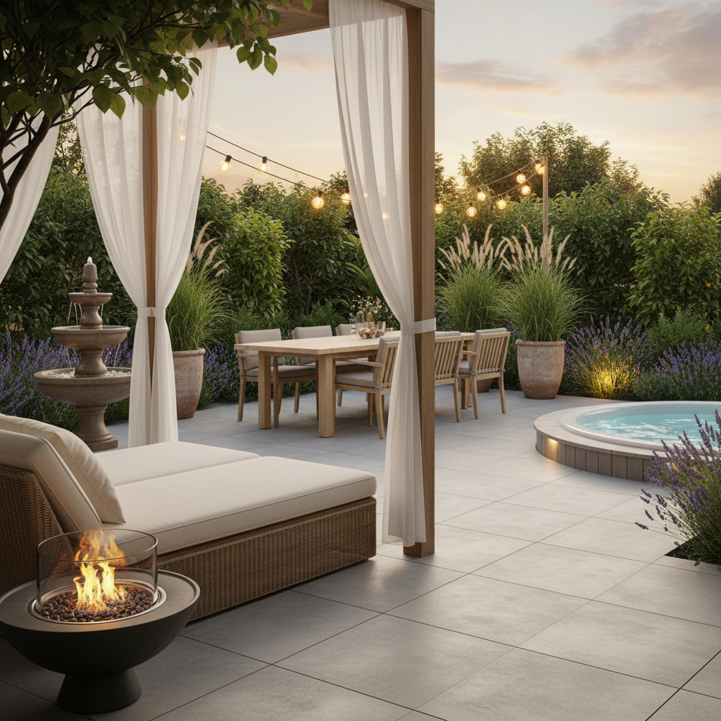 Terasos idėjos: kaip kiemą paversti prabangiu kurortu