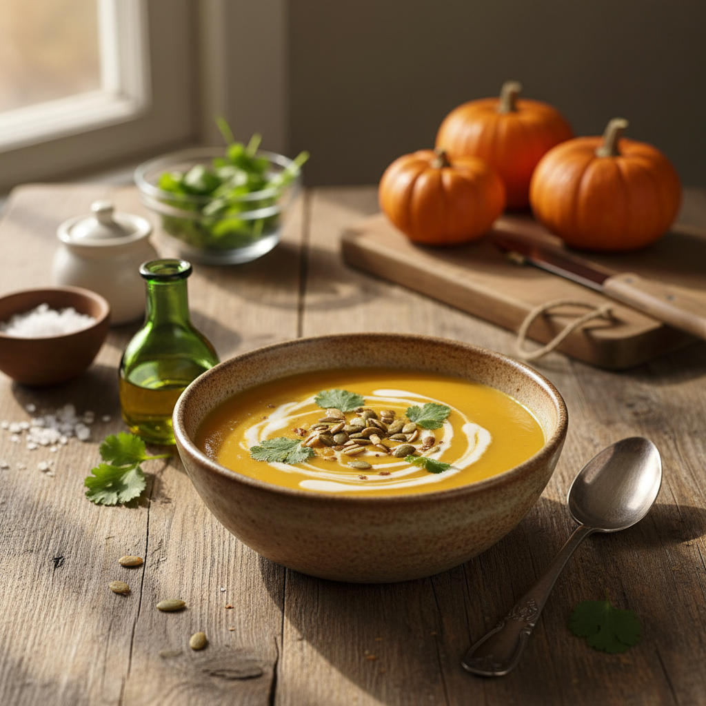 Trinta moliūgų sriuba: paprastas receptas jaukiam vakarui