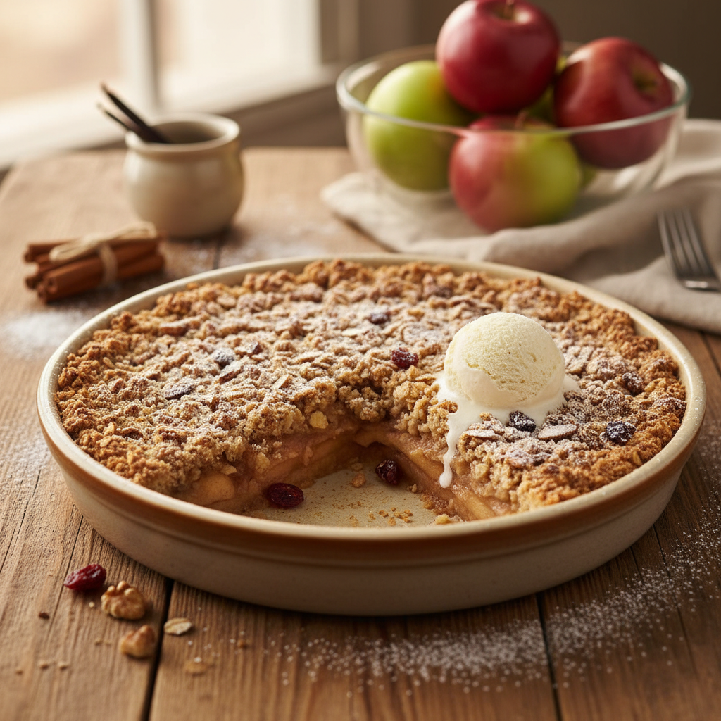 Burnoje tirpstantis obuolių pyragas: paprastas receptas