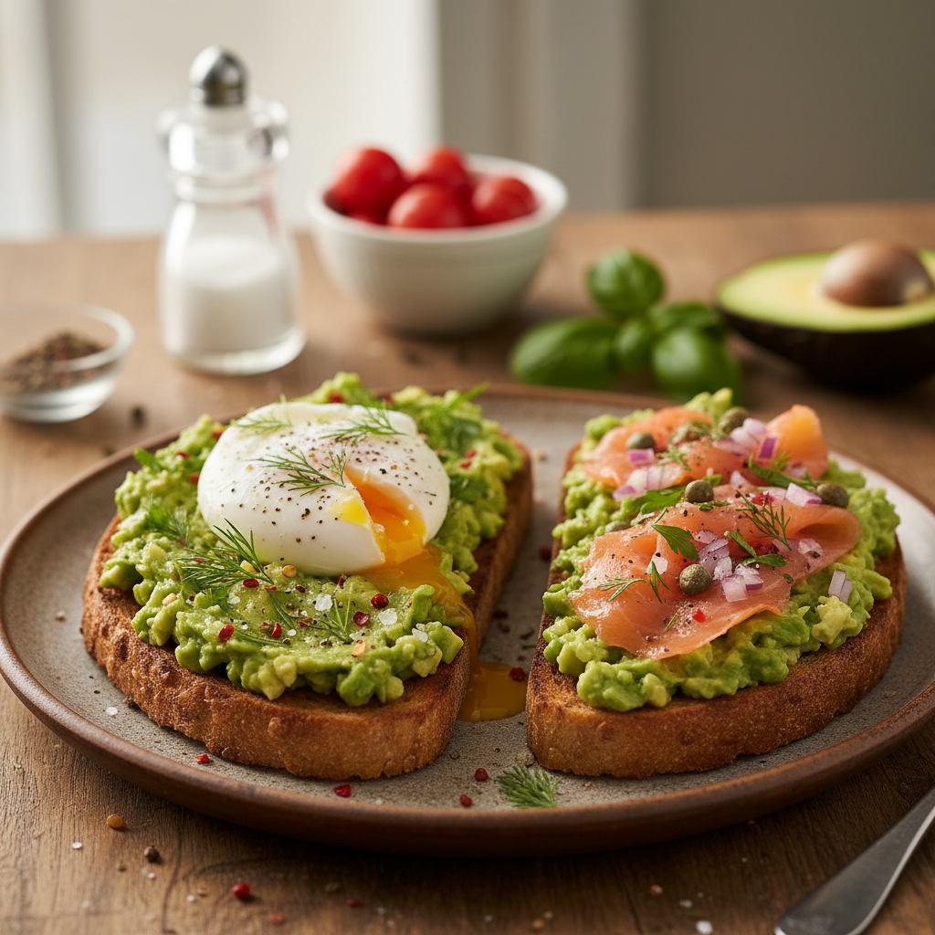 Sumuštiniai su avokadu: receptai sveikiems pusryčiams