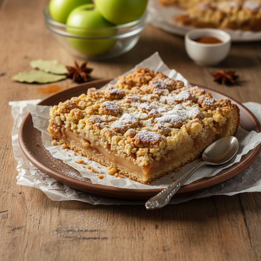 Trupininis obuolių pyragas: receptas, kuris pavyks