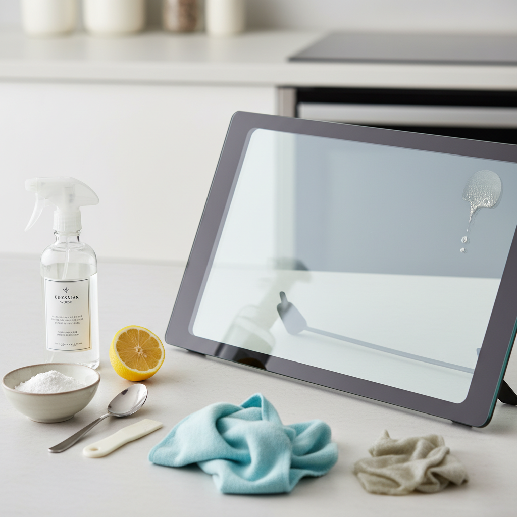 Kaip išvalyti orkaitės stiklą be dryžių: paprastas triukas