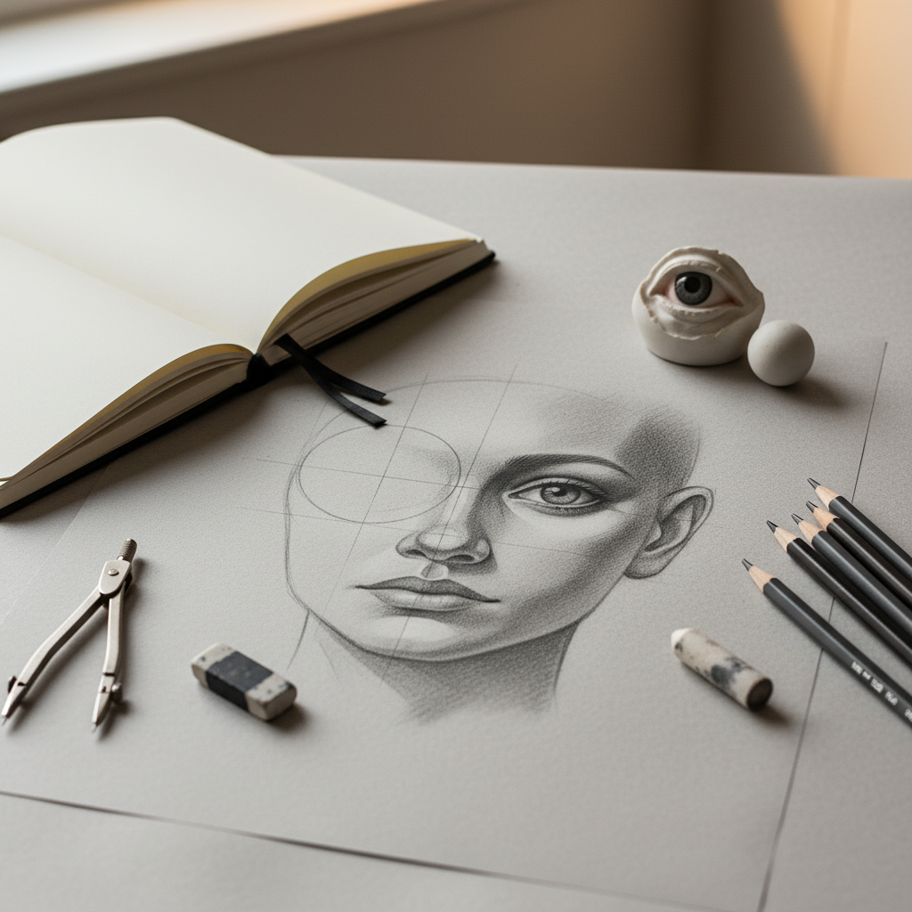 Kaip nupiešti veidą: praktinis gidas ir dažniausios klaidos