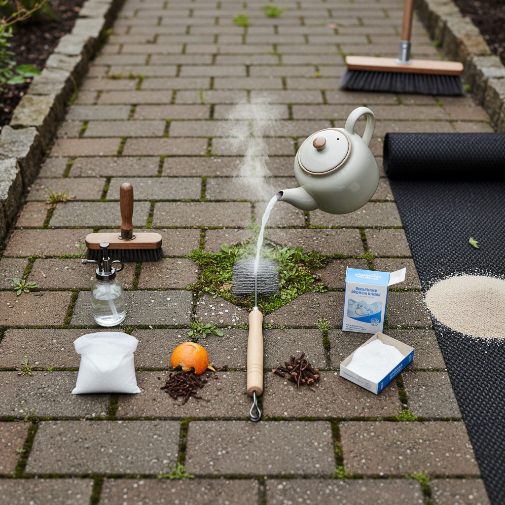 Piktžolės sodo takeliuose: kaip jas išnaikinti be chemijos?