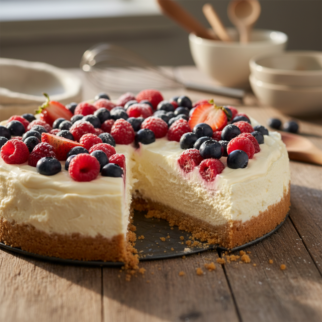 Gaivus nekeptas maskarponės tortas: receptas be vargo