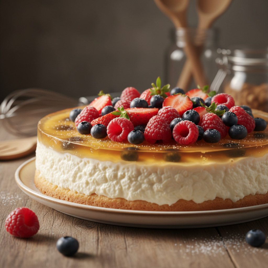 Gaivus varškės tortas su želė: paprastas vasaros receptas