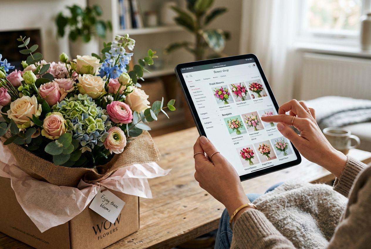 WOW Flowers: modernus pasirinkimas ieškantiems kokybiškų gėlių internetu